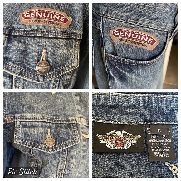 Harley Davidson jacket and pants size S/6 - Picture 14 of 16